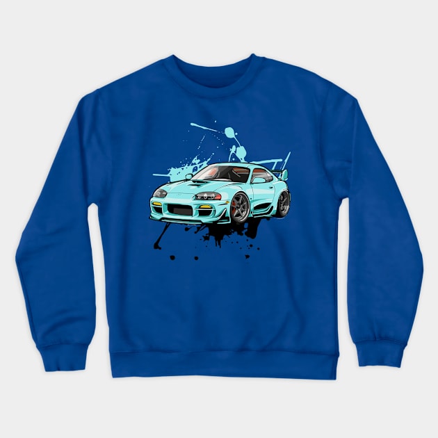 Customized Classic Cars Crewneck Sweatshirt by irfankokabi